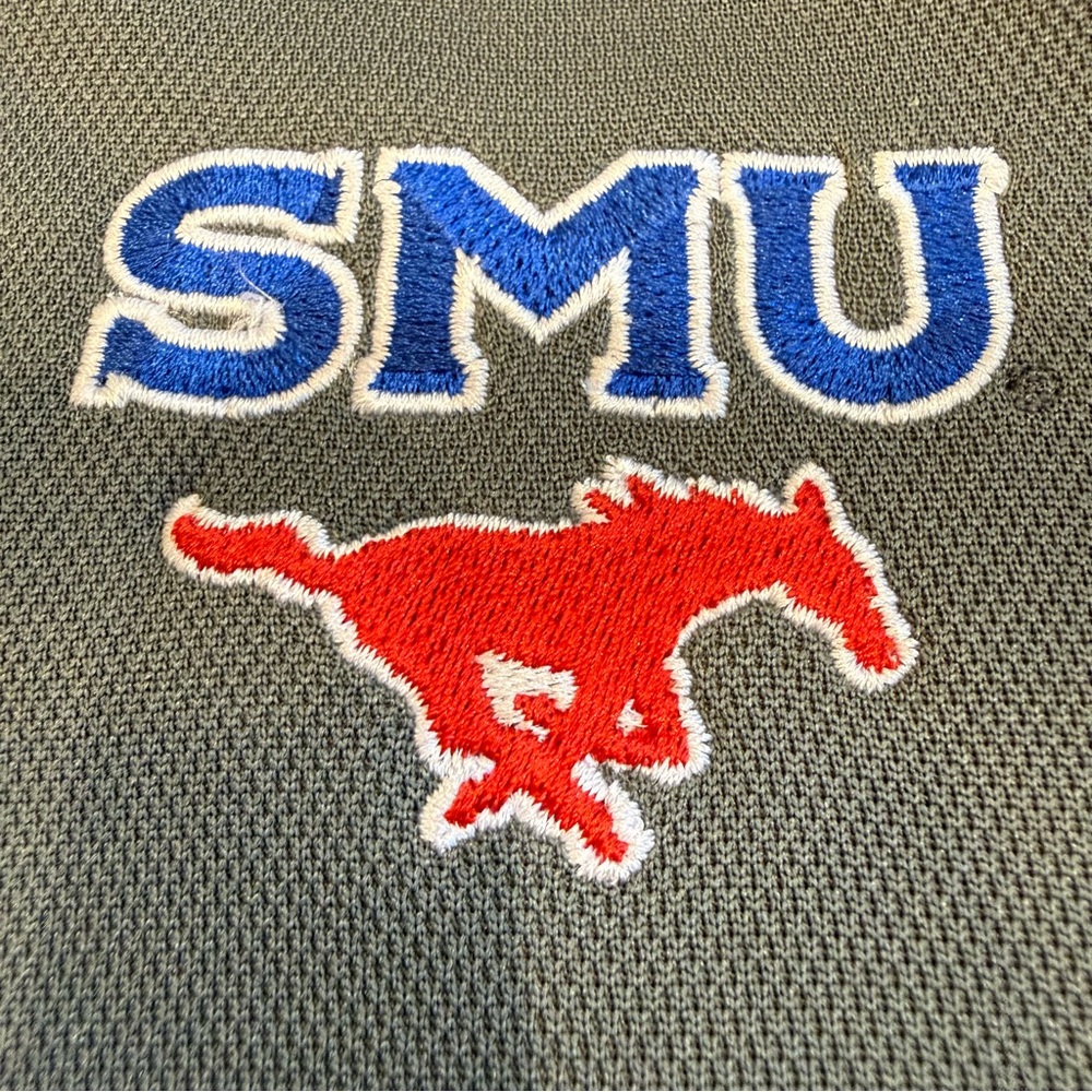 SMU Gray Polo Shirt men’s size medium